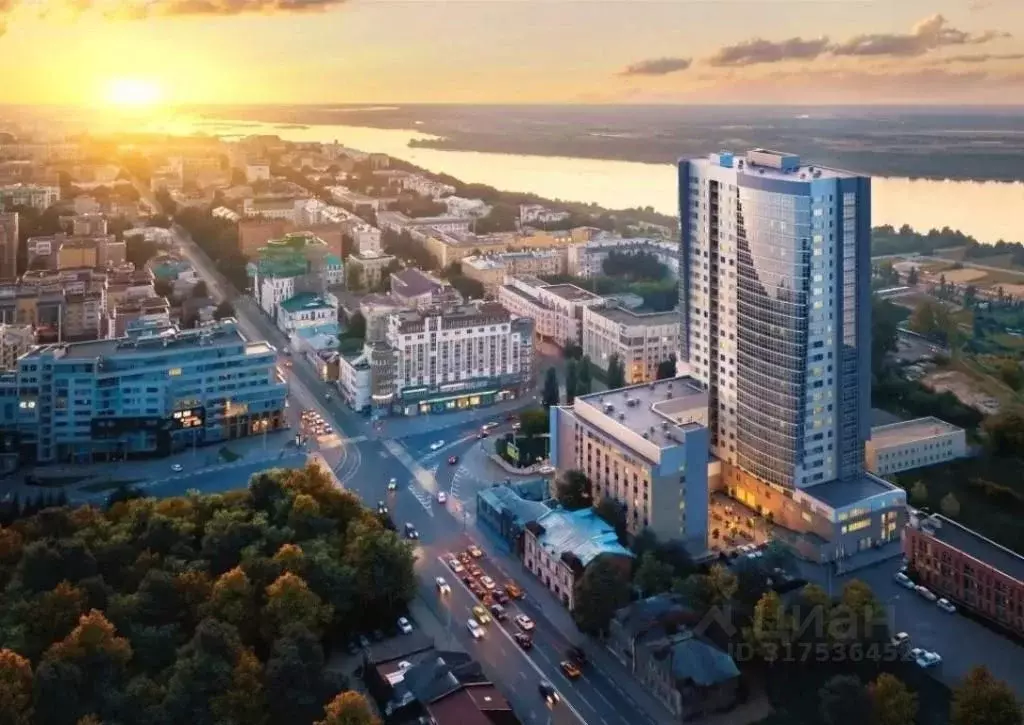1-к кв. Нижегородская область, Нижний Новгород Сенная пл., 1 (33.0 м) - Фото 1