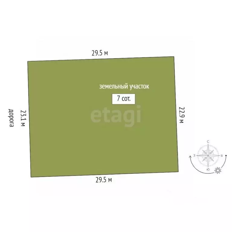 Участок в Тюменская область, Тюменский муниципальный округ, д. Якуши ... - Фото 2