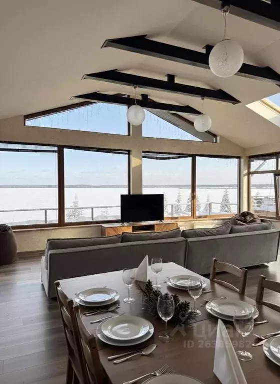 Дом в Ленинградская область, Приозерский район, Запорожское с/пос, д. ... - Фото 1