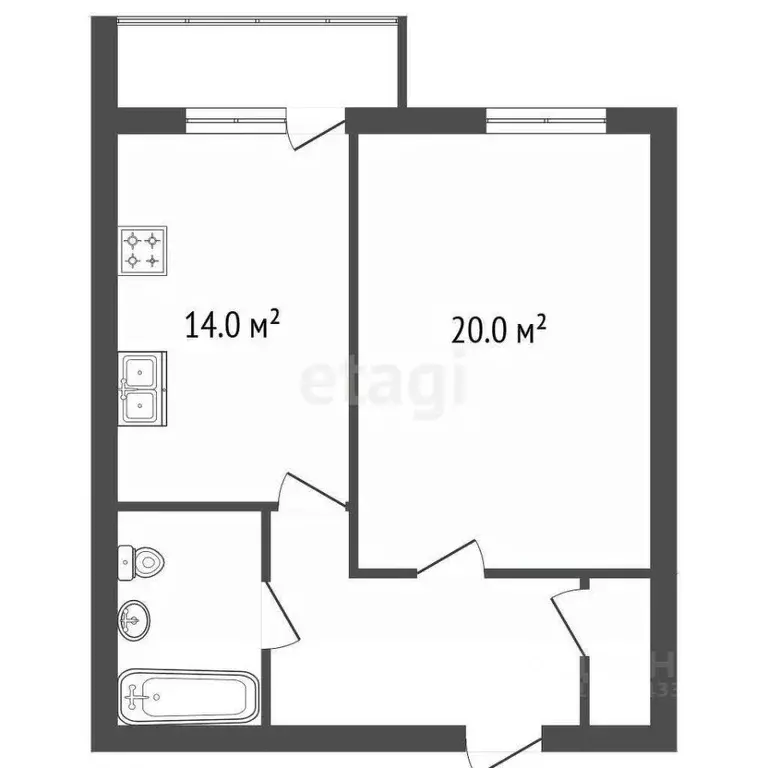 1-к кв. Санкт-Петербург Коломяжский просп., 15к2 (47.0 м) - Фото 1