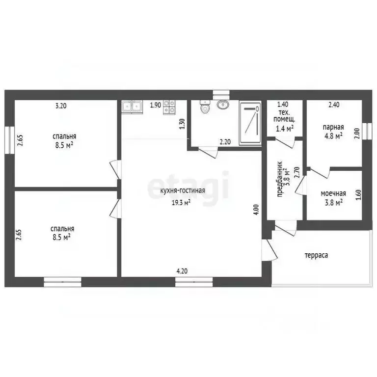 Дом в Тюменская область, Тюмень Садовое товарищество Липовый остров, ... - Фото 1