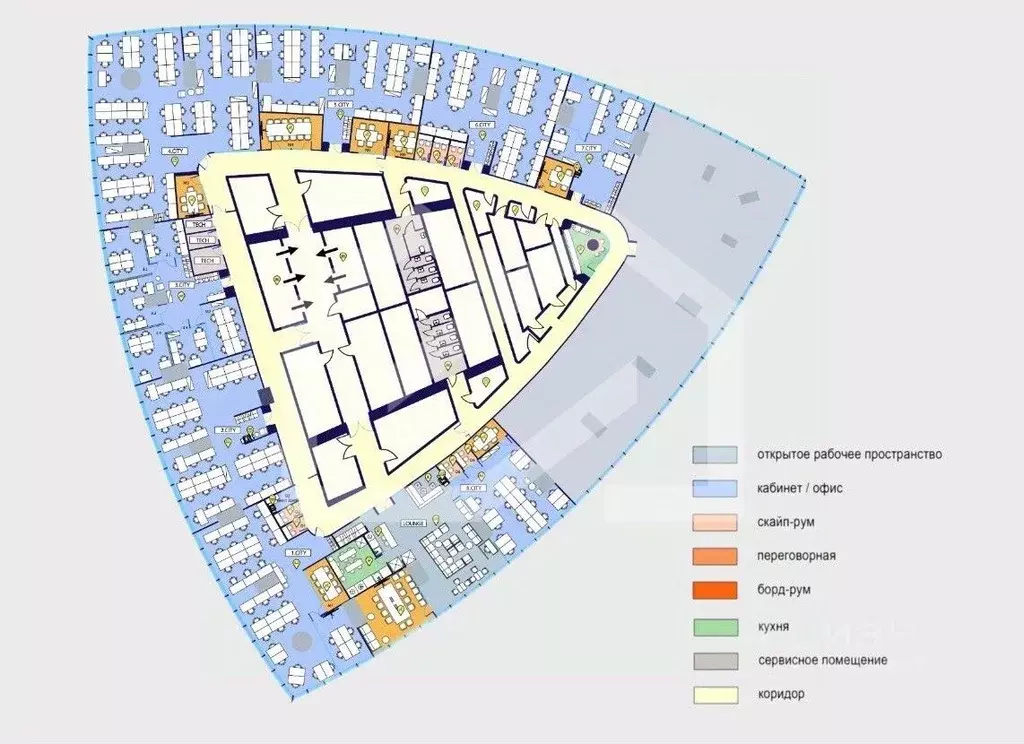 Офис в Москва наб. Пресненская, 12 (1271 м) - Фото 2