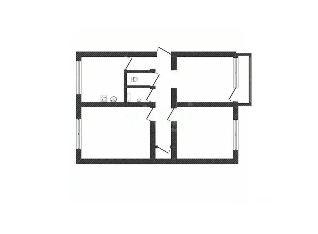 3-к кв. Смоленская область, Сафоново 5-й мкр, 2 (67.9 м) - Фото 1