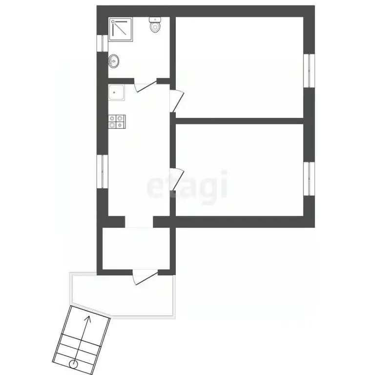 Офис в Крым, Ялта муниципальный округ, Гурзуф пгт ул. Ленинградская, ... - Фото 2