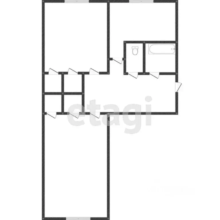 2-к кв. Свердловская область, Нижний Тагил ул. Пархоменко, 17 (43.4 м) - Фото 2
