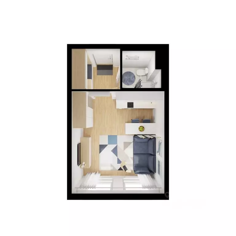 Студия Ленинградская область, Всеволожский район, Заневское городское ... - Фото 2