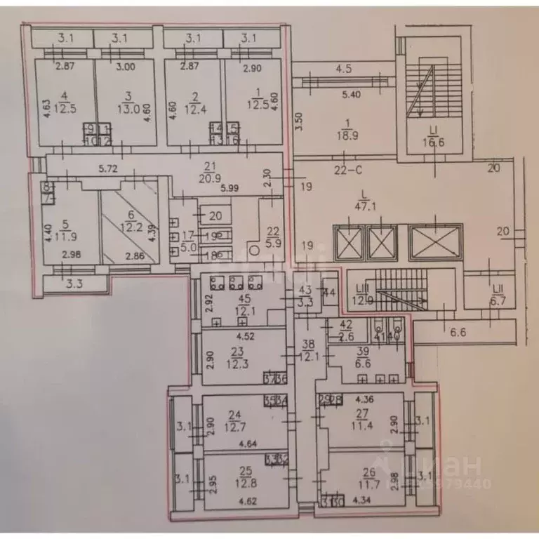 Комната Санкт-Петербург просп. Энгельса, 149К3 (12.2 м) - Фото 1