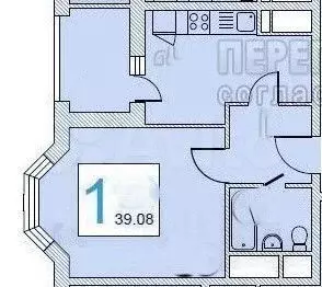 1-к. квартира, 40 м, 7/25 эт. - Фото 0