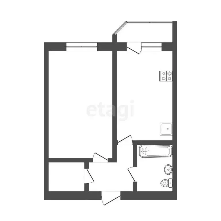 1-комнатная квартира: Владимир, Суздальский проспект, 19 (37.2 м) - Фото 1