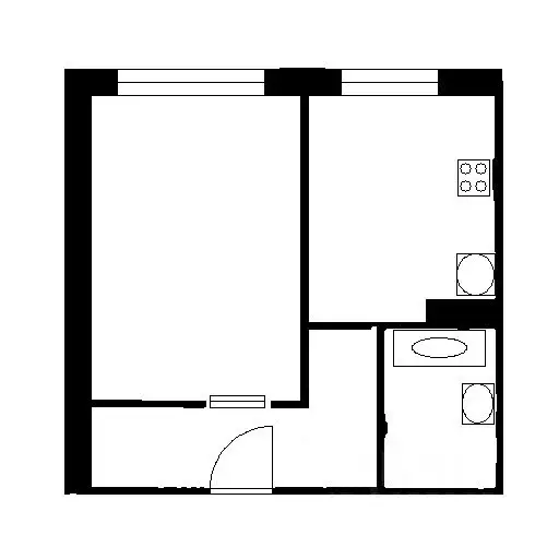 1-к кв. Башкортостан, Уфа ул. Ленина, 156 (43.0 м) - Фото 1