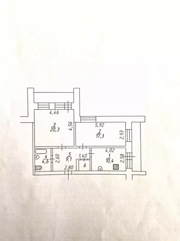 2-к кв. Коми, Сыктывкар Коммунистическая ул., 15 (62.7 м) - Фото 2