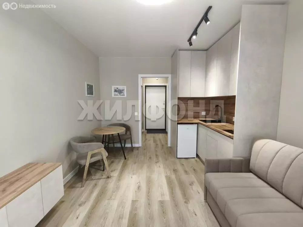 Квартира-студия: Новосибирск, Октябрьский район, микрорайон ... - Фото 2