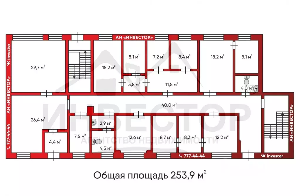 Офис в Челябинская область, Челябинск ул. Комаровского, 7 (254 м) - Фото 1