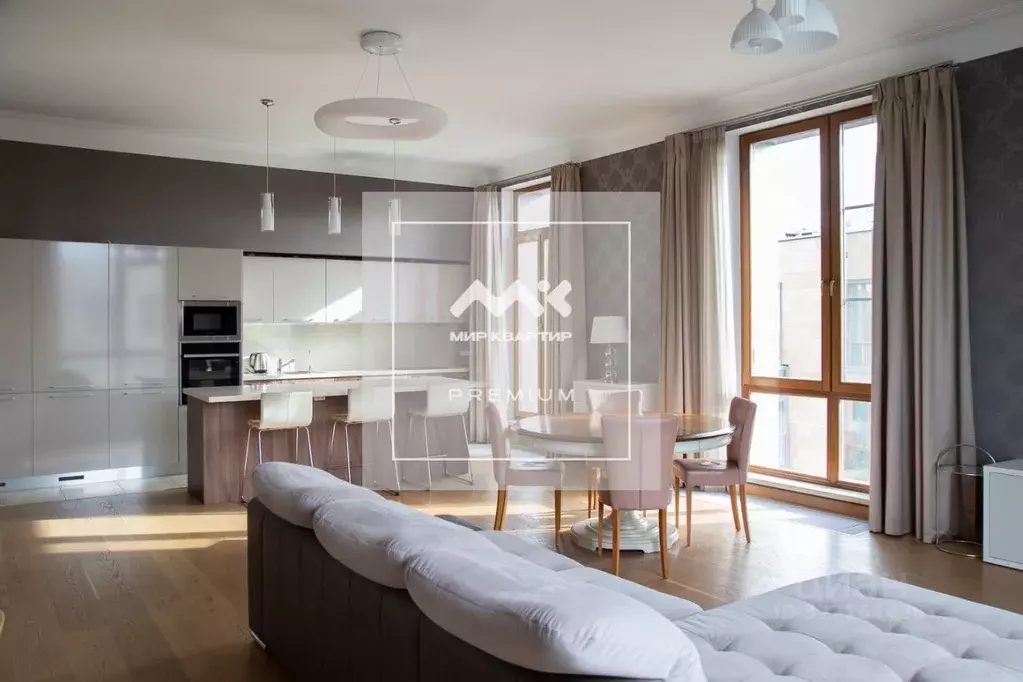 3-к кв. Санкт-Петербург ул. Смольного, 2к3 (146.4 м) - Фото 1