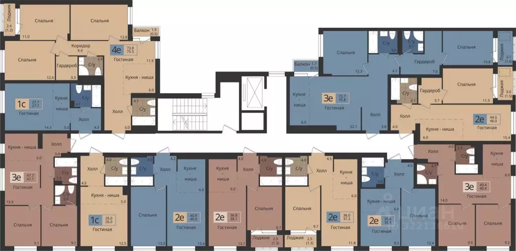 2-к кв. Пермский край, Пермь ул. Оборонщиков, 6 (35.4 м) - Фото 2