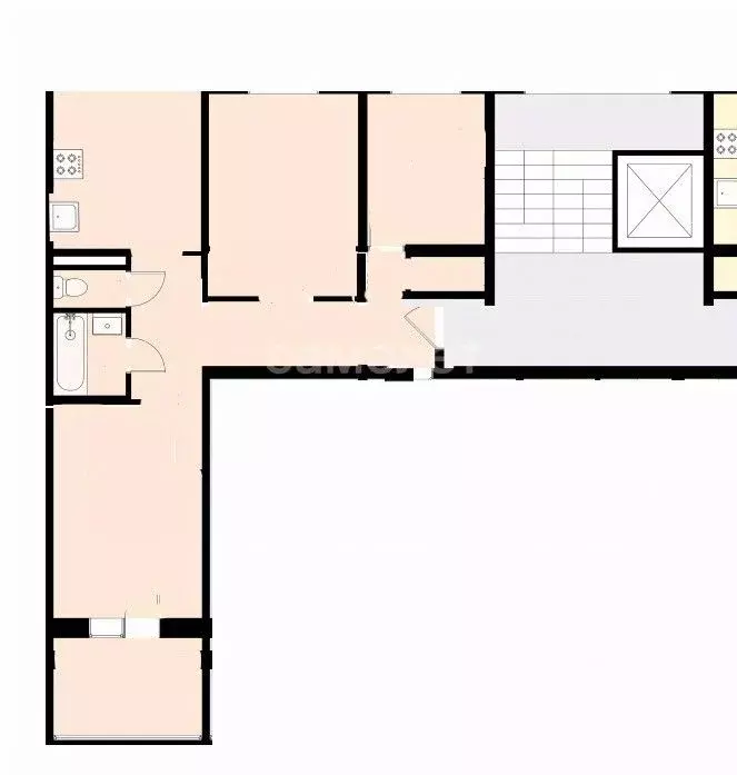 3-к кв. Челябинская область, Челябинск ул. Свободы, 141А (65.4 м) - Фото 2