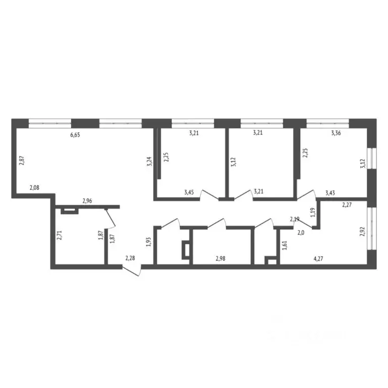 4-к кв. Тюменская область, Тюмень ул. Тимофея Чаркова, 87 (94.0 м) - Фото 2