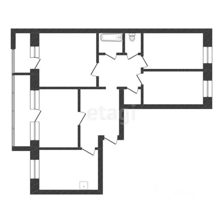 4-к кв. Красноярский край, Красноярск Грунтовая ул., 28а (92.0 м) - Фото 1