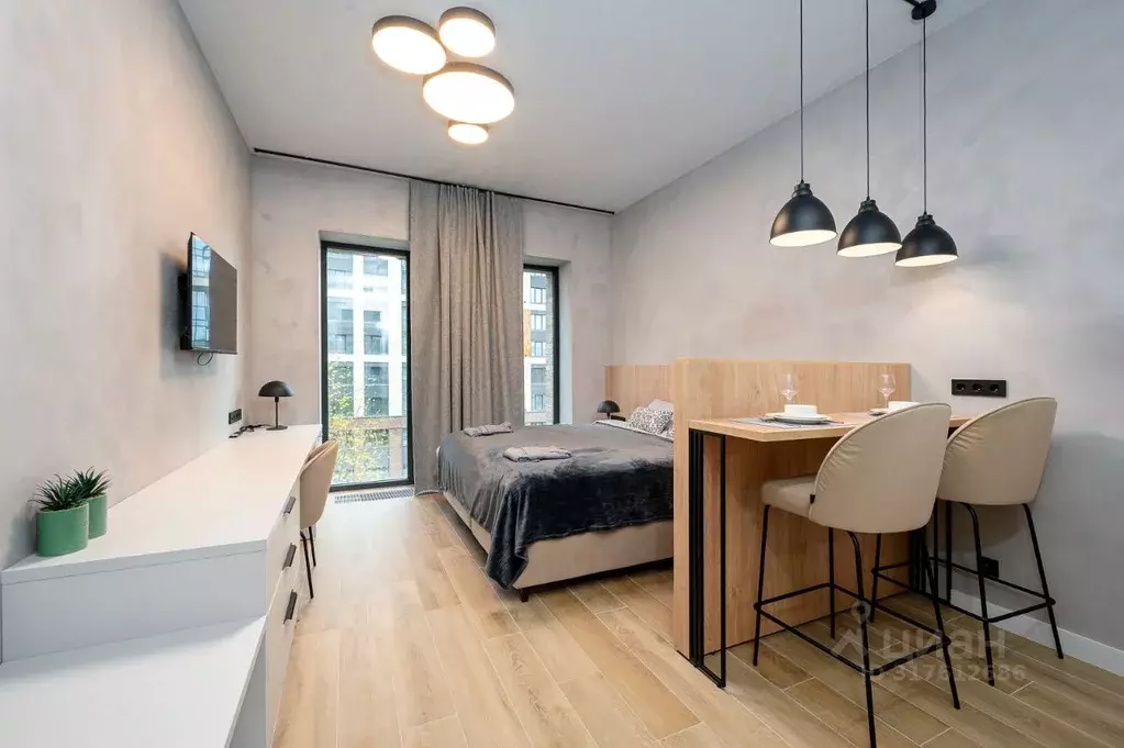 Студия Санкт-Петербург наб. Макарова, 58 (35.0 м) - Фото 0