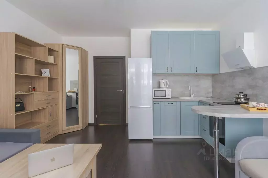 Студия Санкт-Петербург ул. Верхне-Каменская, 9к1 (24.2 м) - Фото 1