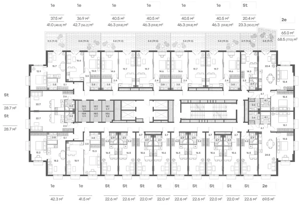 1-к кв. Москва ул. Красного Маяка, 26А (46.3 м) - Фото 2