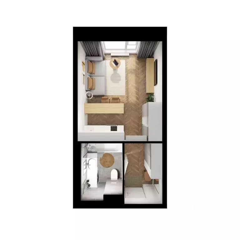 Студия Бурятия, Улан-Удэ ул. Шмидта, 37А (23.96 м) - Фото 2