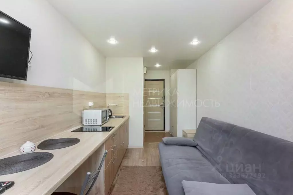 Студия Тюменская область, Тюмень ул. 30 лет Победы, 77 (12.7 м) - Фото 1