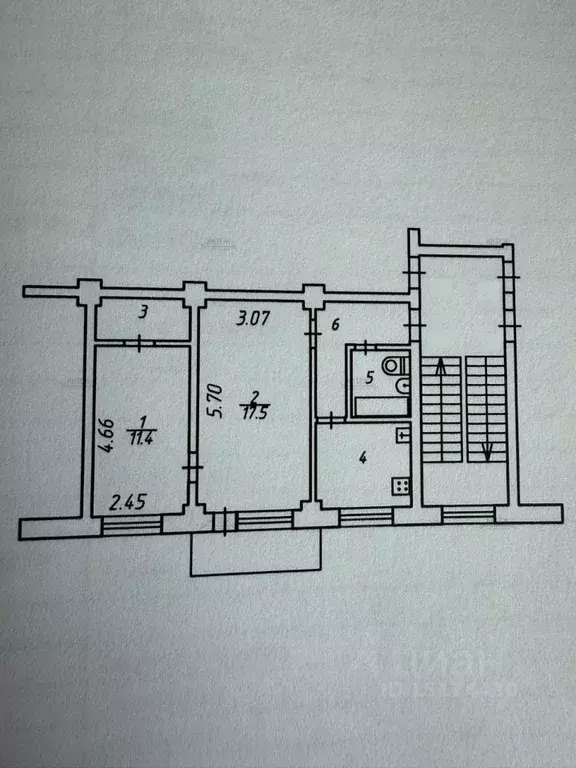 2-к кв. Калужская область, Калуга ул. Маршала Жукова, 10 (45.5 м) - Фото 2