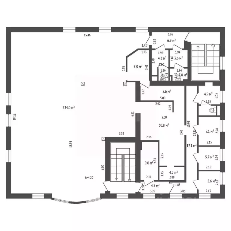 Помещение свободного назначения в Тюменская область, Тюмень ул. ... - Фото 1