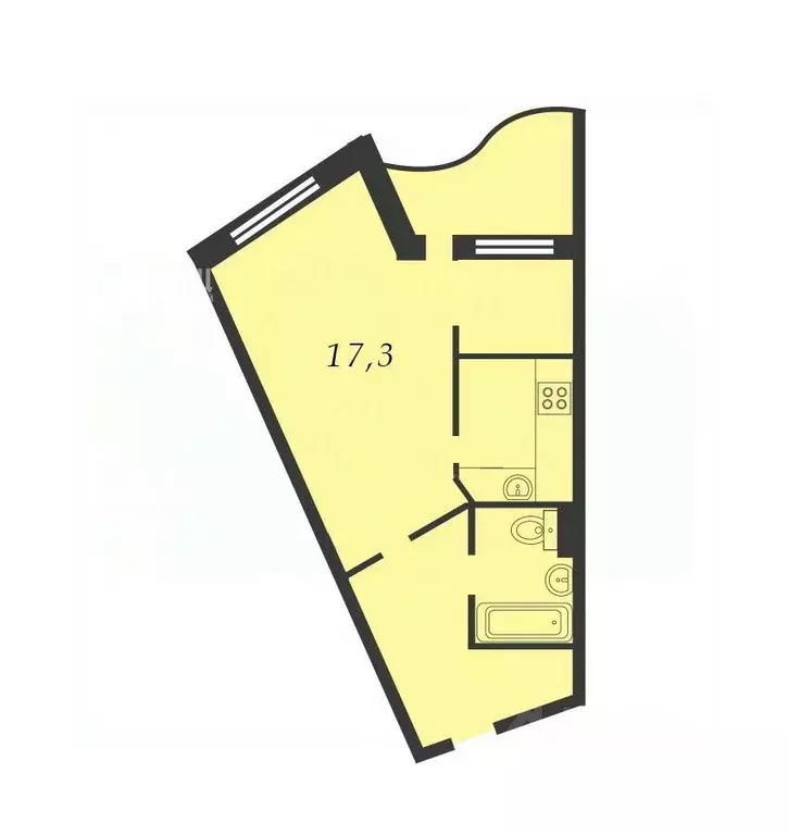 1-к кв. Москва Люблинская ул., 165К2 (41.7 м) - Фото 1