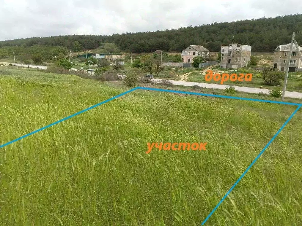 Участок в Севастополь ш. Качинское, 168 (10.0 сот.) - Фото 1