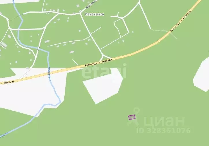 Участок в Бурятия, Баргузинский район, с. Максимиха, Местность Солонцы ... - Фото 1