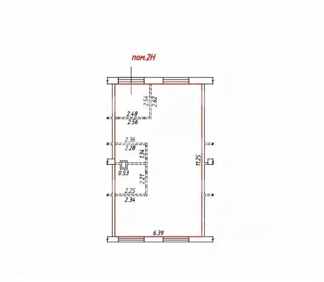 Помещение свободного назначения в Москва Кавказский бул., 51к1 (70 м) - Фото 2