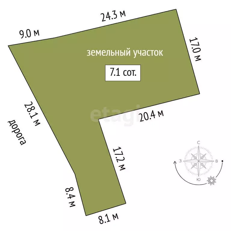 Участок в Тюменский район, СНТ Черёмушки-2, Школьная улица (7.2 м) - Фото 0