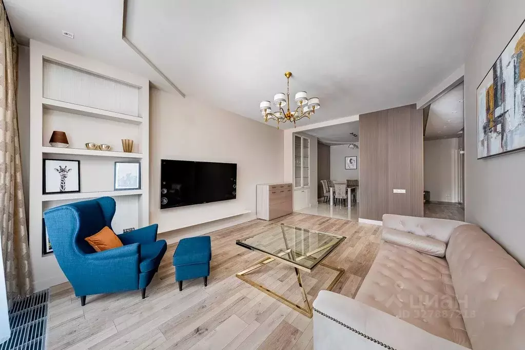 3-к кв. Москва Нежинская ул., 1к2 (117.6 м) - Фото 1