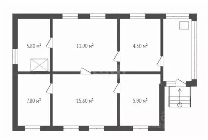 Дом в Воронежская область, Борисоглебск Горная ул., 55 (52 м) - Фото 2
