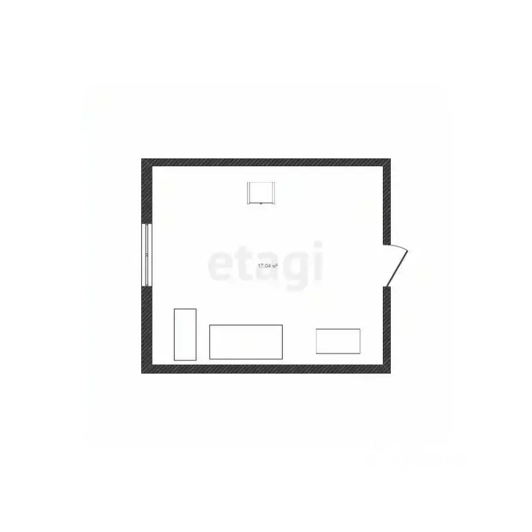 Комната Смоленская область, Смоленск ул. Петра Алексеева, 22/72 (14.0 ... - Фото 2