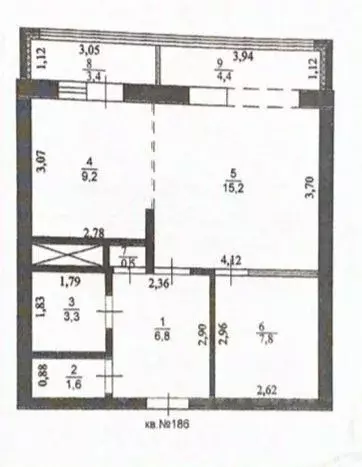 1-к кв. Оренбургская область, Оренбург Салмышская ул., 58 (52.0 м) - Фото 1