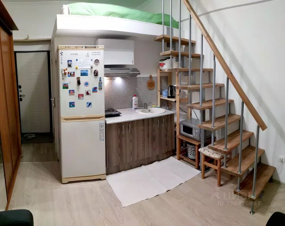 Студия Москва 1-я Хуторская ул., 16/26К3 (14.0 м) - Фото 1