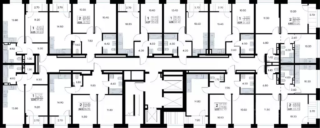 2-к кв. Приморский край, Владивосток ул. Нейбута, 135 (56.9 м) - Фото 1