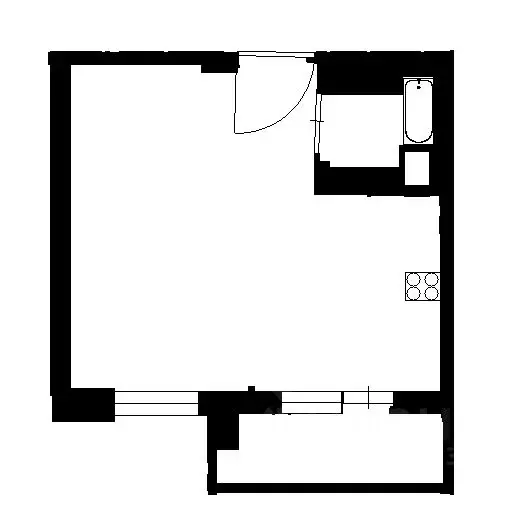 1-к кв. Ленинградская область, Мурино Всеволожский район, ул. ... - Фото 2