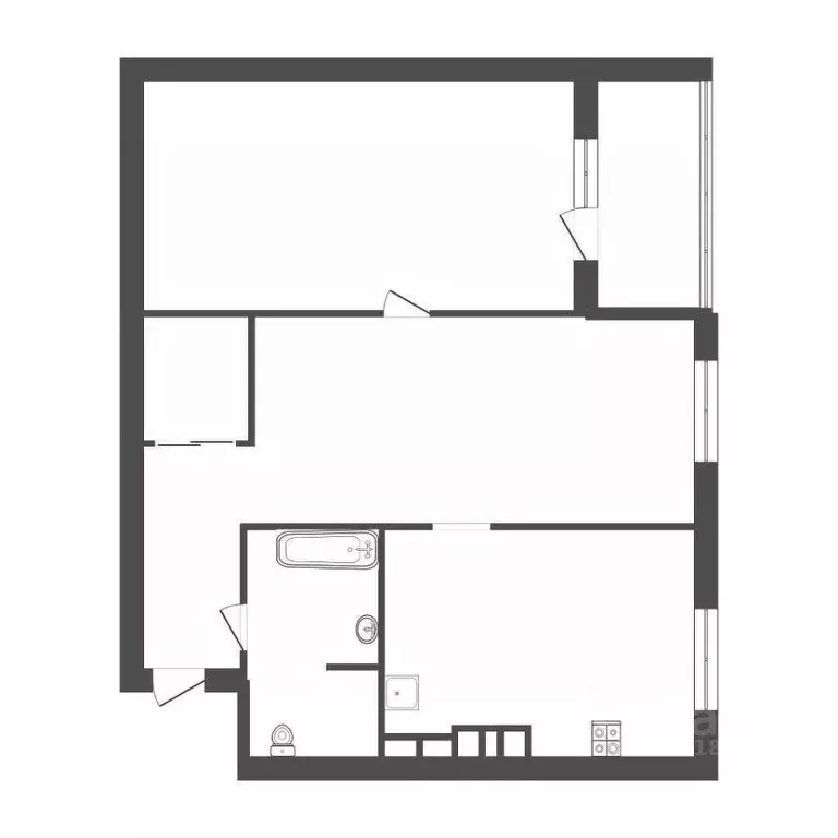 2-к кв. Тульская область, Тула просп. Ленина, 97 (55.4 м) - Фото 1