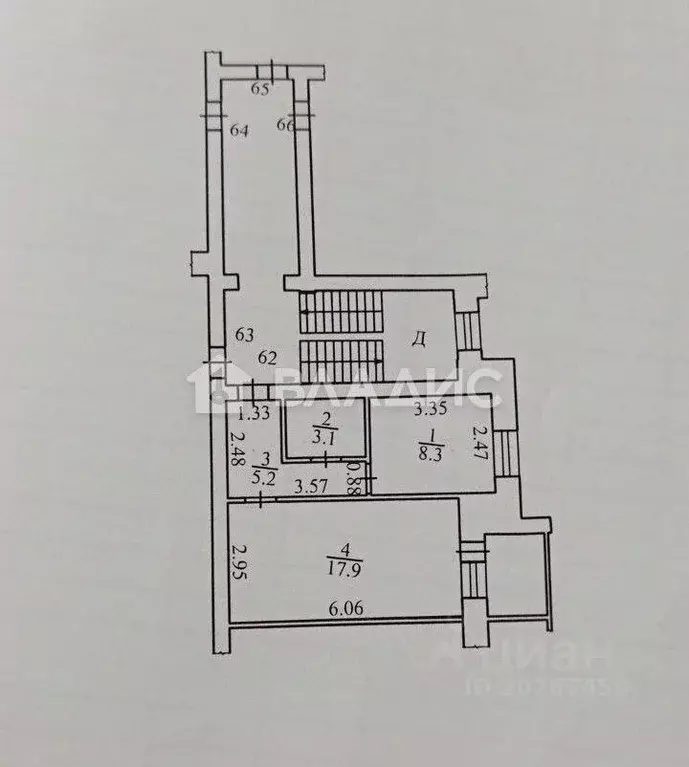 1-к кв. Калужская область, Калуга Смоленский пер., 4 (41.0 м) - Фото 2