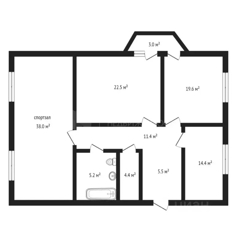Коттедж в Тюменская область, Тюмень  (270 м) - Фото 1