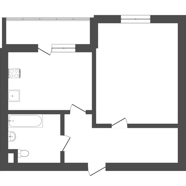 1-комнатная квартира: Тюмень, улица Тимофея Чаркова, 69к1 (29.3 м) - Фото 1