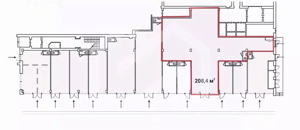 Помещение свободного назначения в Москва Коровинское ш., 1А (208 м) - Фото 2
