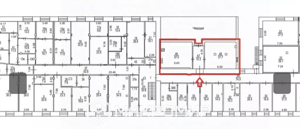 Помещение свободного назначения в Москва Дубининская ул., 67к2 (85 м) - Фото 1