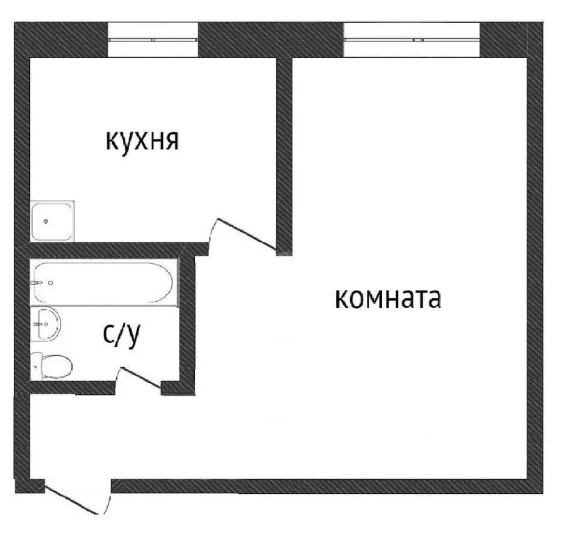 1-комнатная квартира: Курган, проспект Конституции, 73 (31 м) - Фото 1