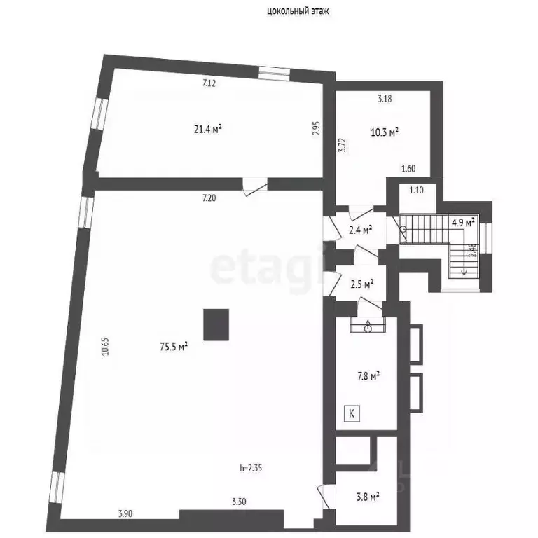 Офис в Ростовская область, Ростов-на-Дону Малый пер., 9 (280 м) - Фото 2