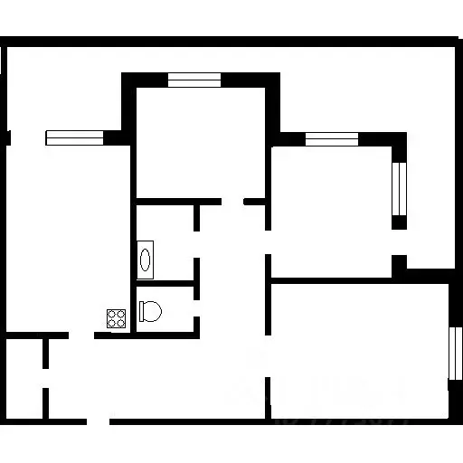 3-к кв. Башкортостан, Уфа Златоустовская ул., 9 (64.0 м) - Фото 2